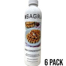 Grid conditioner for waffle iron - 6 oz. bottle. (6 Pack Case)