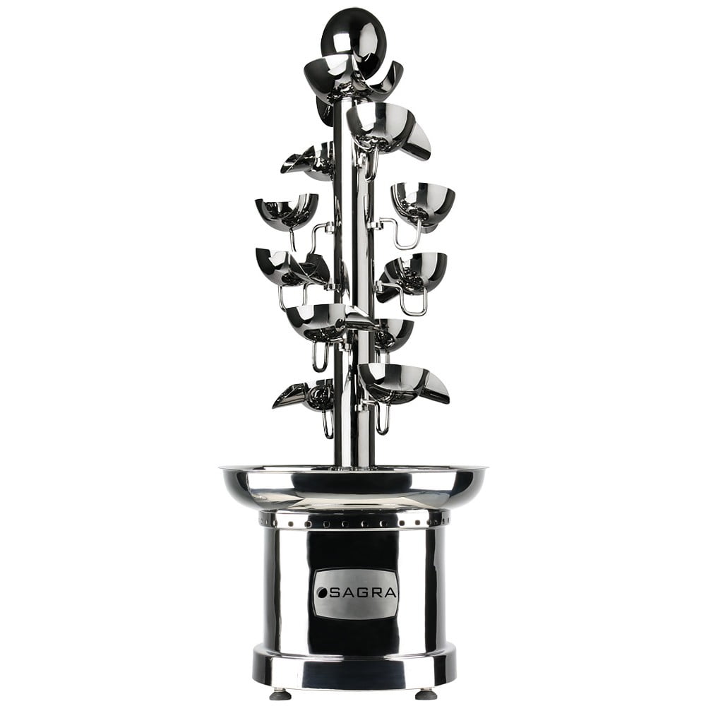 Avalanche 44'' Cascading Chocolate Fountain - International 1 Sagra Inc. Avalanche 44'' Cascading Chocolate Fountain - International