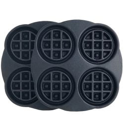 Replacement Waffle Iron Plates - Four Mini