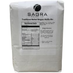 Sagra Traditional Malted Belgian Waffle and Pancake Mix - 5 lbs. Golden Malted Waffle Mix alternative