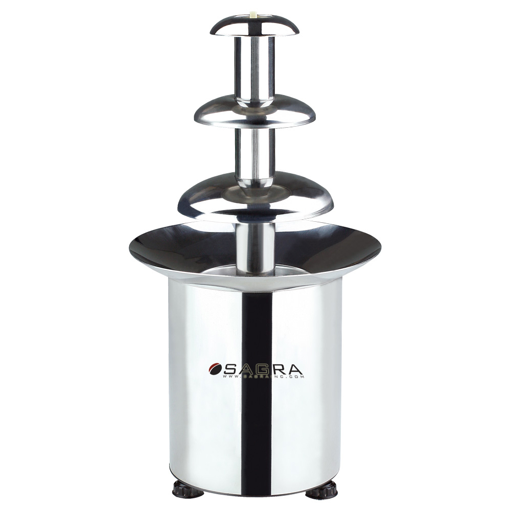 Commercial Chocolate Dispenser - Gold w/ stainless top - Sagra Inc.