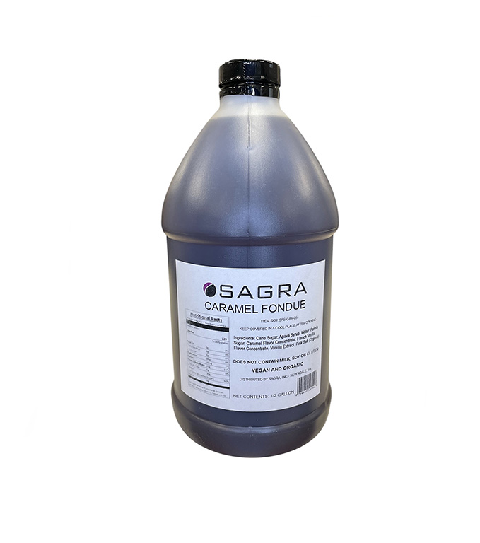Caramel Fondue Sauce - Half Gallon by Sagra 1 Sagra Inc. Sagra Caramel Fondue – Half Gallon