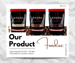 Smooth and rich, the best chocolate for fountains with perfect flow.