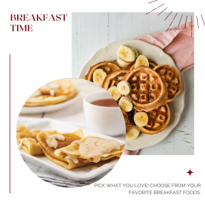Tasty waffles for breakfast made with easy mixes and top machines.